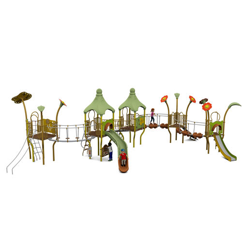 Struttura ludica per enti locali - CAMELEO 5 FANSTASTIC : JCX-0033 - HUSSON INTERNATIONAL - in plastica / in acciaio / in HPL