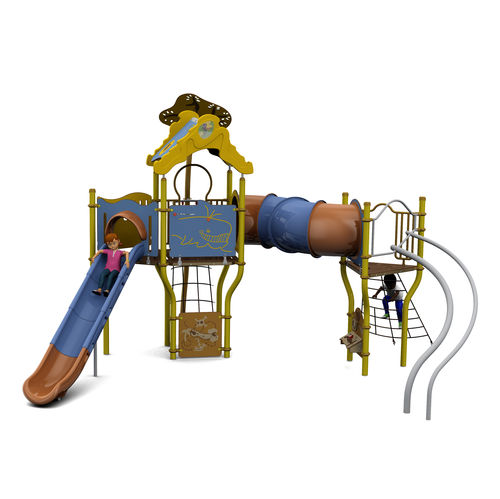 Struttura ludica per parco giochi - CAMELEO 2 AQUATIC : JCX-0013 - HUSSON INTERNATIONAL - in plastica / in acciaio / in HPL