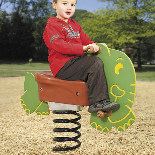 Gioco a molla in plastica - SOLO+ : ELEPHANT / JIN-0529 - HUSSON INTERNATIONAL - in HDPE / animale / monoposto