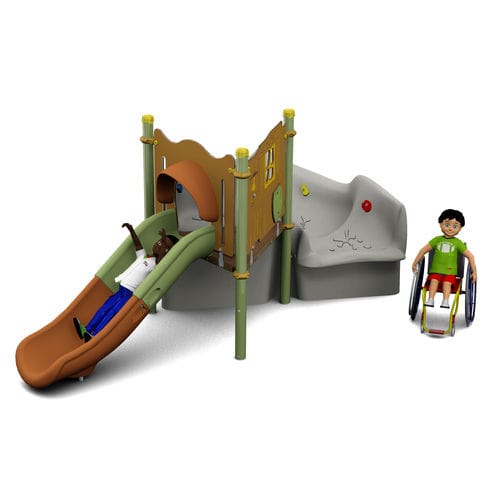 Scivolo dritto - PICCOLO 1 FORESTIC : JPX-0030  - HUSSON INTERNATIONAL - per parco giochi