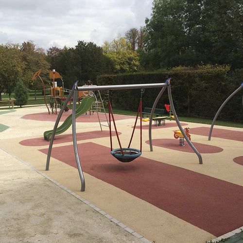 Altalena in acciaio - SOLO+ : JJM-1127  - HUSSON INTERNATIONAL - per parco giochi