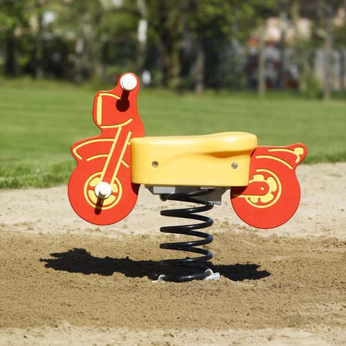 Gioco a molla in plastica - SOLO+ : MOTORBIKE / JIN-0393  - HUSSON INTERNATIONAL - in HDPE / trasporto / monoposto