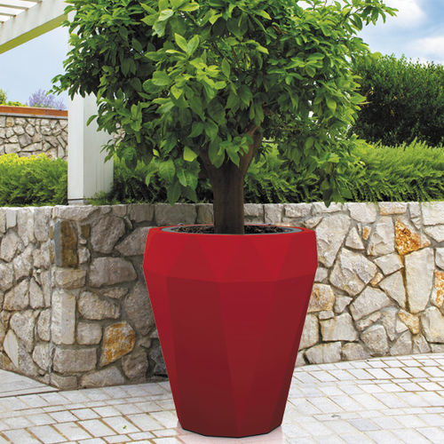 Fioriera in plastica - DIAMANT - HUSSON INTERNATIONAL - triangolare / modulabile / contemporanea