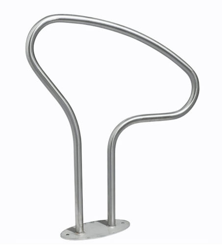 Rastrelliera per biciclette a pavimento - CYRILUS - HUSSON INTERNATIONAL - per spazi pubblici / in acciaio inossidabile / professionale