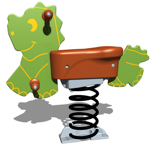 Gioco a molla in plastica - SOLO+ : DINO / JIN-0524 - HUSSON INTERNATIONAL - in HDPE / animale / monoposto