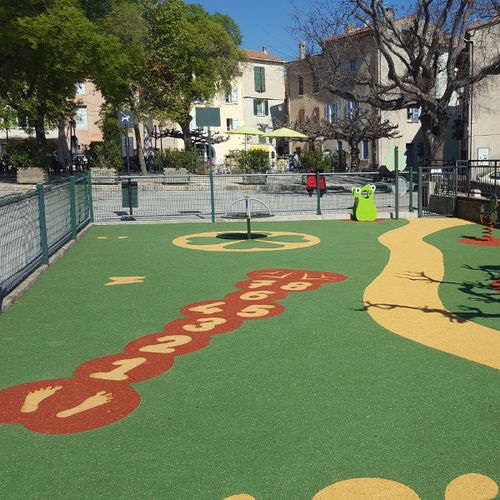 Pavimento in EPDM - HEXDALLE - per esterni / per parco giochi / a quadrotte