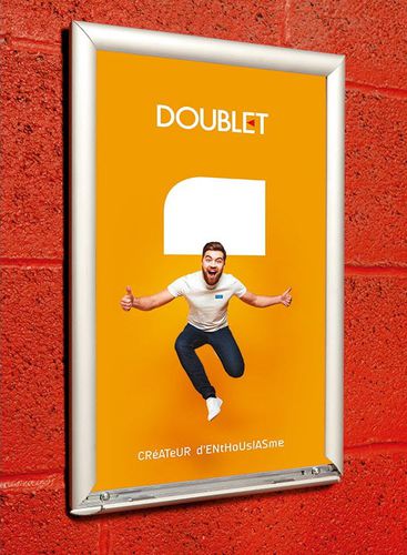 Cornice in alluminio anodizzato - CLIP-CLAP : 80322 - DOUBLET