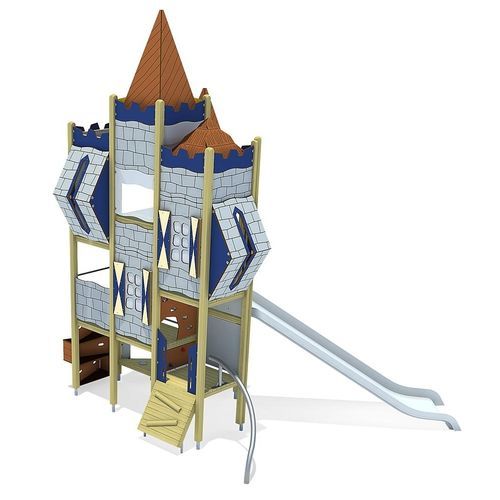 Torre da gioco per parco giochi - CATHERINE'S FORTRESS  - eibe Produktion + Vertrieb GmbH & Co KG - in HPL