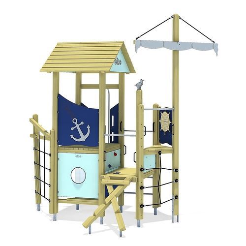 Struttura ludica per parco giochi - ELISABETH  - eibe Produktion + Vertrieb GmbH & Co KG - in acciaio inossidabile / in HPL / per arrampicata