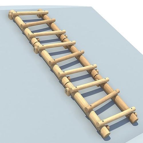 Scala a pioli da esterno - LIAM  - eibe Produktion + Vertrieb GmbH & Co KG - orizzontale / in legno / per spazi pubblici