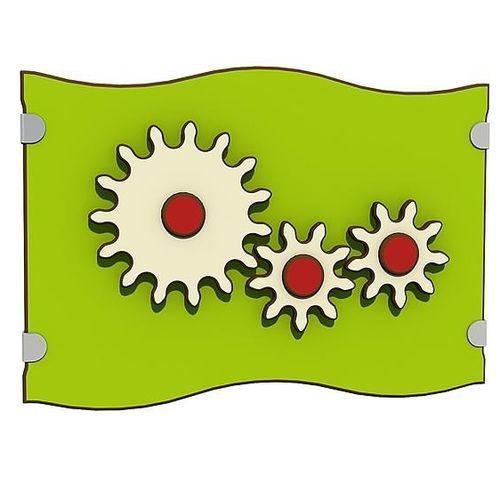 Pannello per attività ludiche con ruota - TOOTH WHEEL  - eibe Produktion + Vertrieb GmbH & Co KG