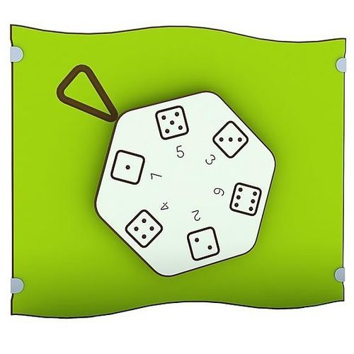 Pannello per attività ludiche con ruota - DICE WHEEL  - eibe Produktion + Vertrieb GmbH & Co KG