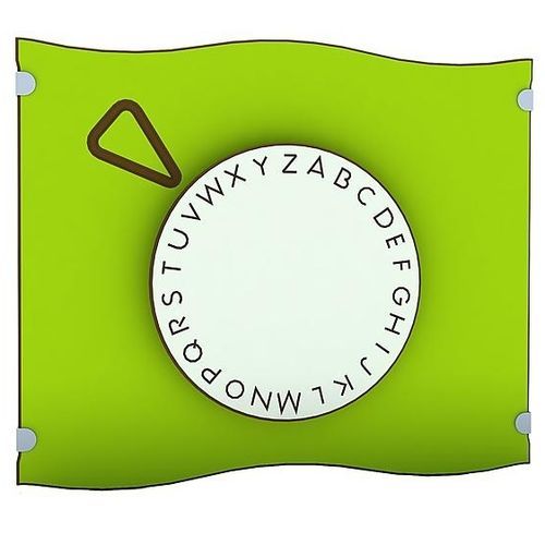 Pannello per attività ludiche con ruota - LETTER WHEEL - eibe Produktion + Vertrieb GmbH & Co KG