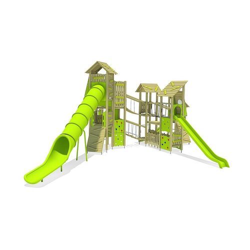 Struttura ludica per parco giochi - DENALI    - eibe Produktion + Vertrieb GmbH & Co KG - in acciaio / in legno / in plastica rinforzata con fibre