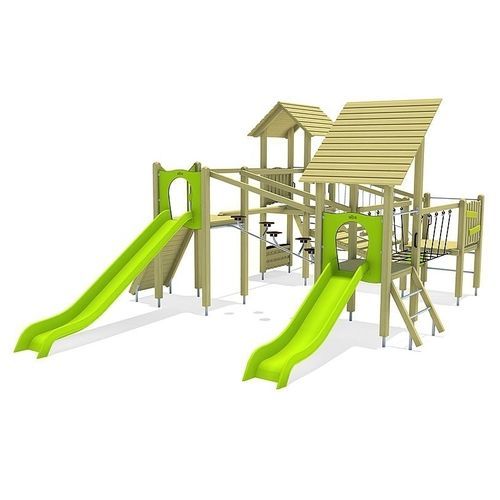 Struttura ludica per parco giochi - MERU    - eibe Produktion + Vertrieb GmbH & Co KG - in acciaio / in legno / in HPL