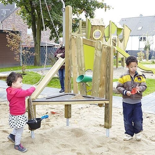 Gioco d'acqua per parco giochi - 51003801110  - eibe Produktion + Vertrieb GmbH & Co KG - in legno