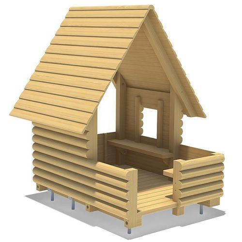 Casetta da gioco per parco giochi - ALEXANDER  - eibe Produktion + Vertrieb GmbH & Co KG - a pavimento