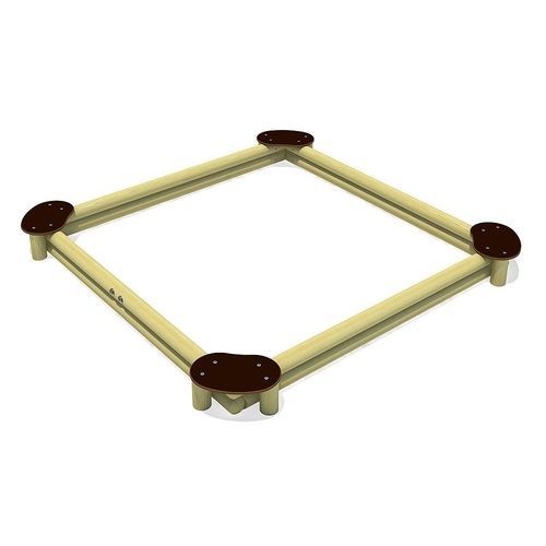 Vasca di sabbia per parco giochi - SQUARE 260  - eibe Produktion + Vertrieb GmbH & Co KG - in legno