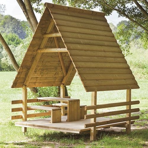 Casetta da gioco per parco giochi - 5590125  - eibe Produktion + Vertrieb GmbH & Co KG - a pavimento