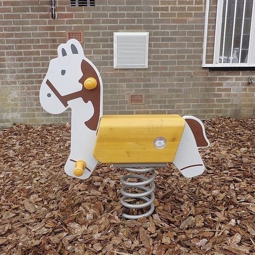 Gioco a molla in acciaio - HORSE  - eibe Produktion + Vertrieb GmbH & Co KG - in MDF / animale / monoposto