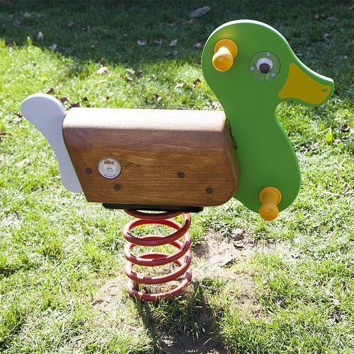 Gioco a molla in acciaio - DUCK     - eibe Produktion + Vertrieb GmbH & Co KG - in MDF / animale / monoposto
