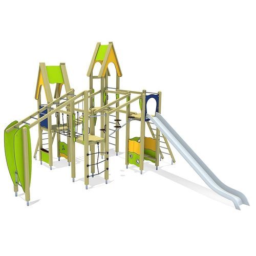 Struttura ludica per parco giochi - ROBIN  - eibe Produktion + Vertrieb GmbH & Co KG - in metallo / in HPL / modulare