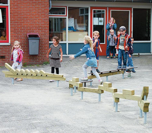 Percorso a ostacoli per parco giochi - TERRACOMBI MIDI  - eibe Produktion + Vertrieb GmbH & Co KG - piattaforma / passerella / dondolo