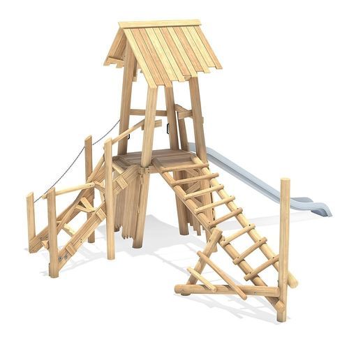 Struttura ludica per parco giochi - MARTE  - eibe Produktion + Vertrieb GmbH & Co KG - in legno / modulare / per arrampicata