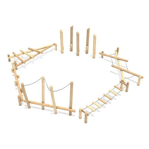 Percorso a ostacoli per parco giochi - EMIL  - eibe Produktion + Vertrieb GmbH & Co KG - da slalom / a zig zag / da esterno