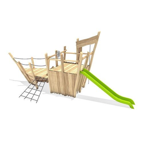 Struttura ludica per parco giochi - JAGO  - eibe Produktion + Vertrieb GmbH & Co KG - in legno / per arrampicata