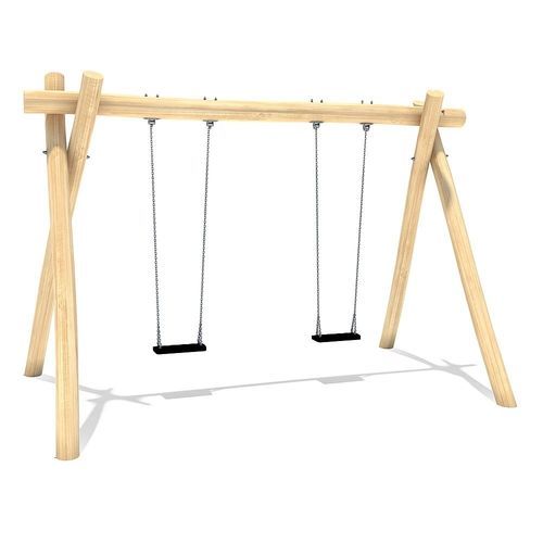Altalena in legno - YANNA  - eibe Produktion + Vertrieb GmbH & Co KG - per parco giochi / doppia