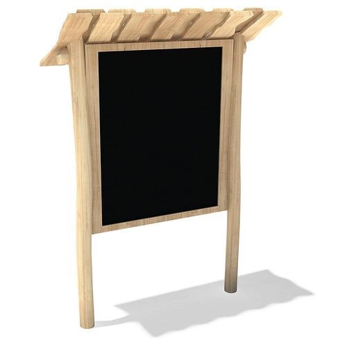 Tabellone nero - 54535306300 - eibe Produktion + Vertrieb GmbH & Co KG - da terra / in legno / con copertura