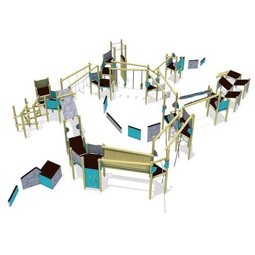 Struttura ludica per parco giochi - ROCKMASTER  - eibe Produktion + Vertrieb GmbH & Co KG - in HPL / modulare / per arrampicata