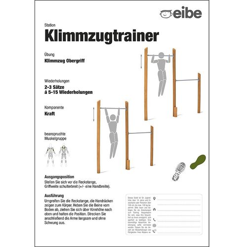 Pannello informativo da terra - 55209706300  - eibe Produktion + Vertrieb GmbH & Co KG - da esterno / per parco giochi / in legno