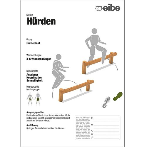 Pannello informativo da terra - 55210306300  - eibe Produktion + Vertrieb GmbH & Co KG - da esterno / per parco giochi / in legno