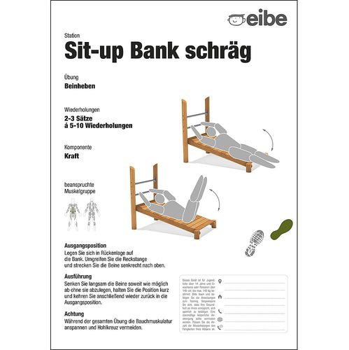 Pannello informativo da terra - 55210406300  - eibe Produktion + Vertrieb GmbH & Co KG - da esterno / per parco giochi / in legno