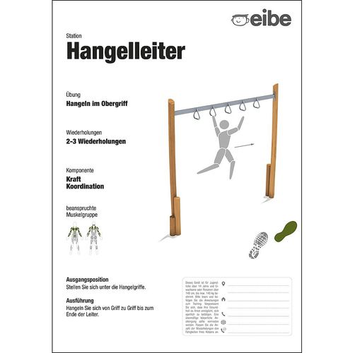 Pannello informativo da terra - 55210806300 - eibe Produktion + Vertrieb GmbH & Co KG - da esterno / per parco giochi / in legno