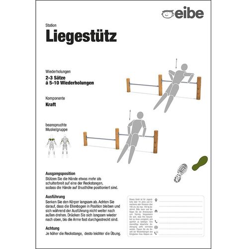 Pannello informativo da terra - 55210906300  - eibe Produktion + Vertrieb GmbH & Co KG - da esterno / per parco giochi / in legno
