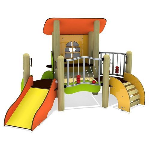 Struttura ludica per parco giochi - CHERRY  - eibe Produktion + Vertrieb GmbH & Co KG - in HPL / con copertura / interattiva