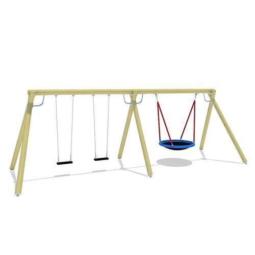 Altalena in legno - 52509001100  - eibe Produktion + Vertrieb GmbH & Co KG - per parco giochi / multipla