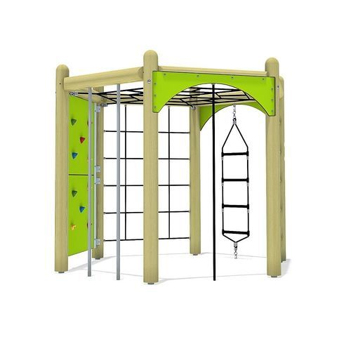 Struttura d'arrampicata per parco giochi - 52510201100  - eibe Produktion + Vertrieb GmbH & Co KG - in legno