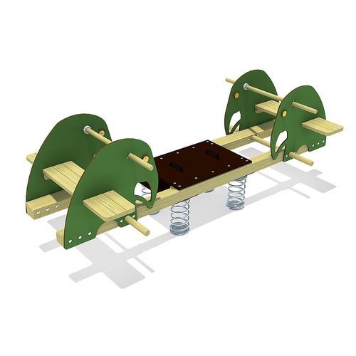 Gioco a molla in legno - JUMBO  - eibe Produktion + Vertrieb GmbH & Co KG - in HPL / animale / 2 posti