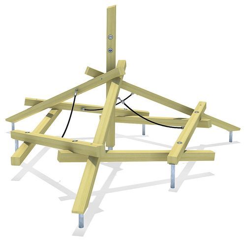 Percorso a ostacoli per parco giochi - MIKENO - eibe Produktion + Vertrieb GmbH & Co KG - salto in alto / piattaforma / con rampa