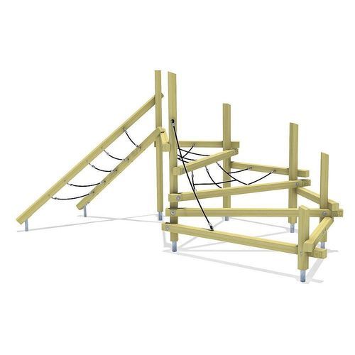 Struttura d'arrampicata in legno - ANTOFALLA - eibe Produktion + Vertrieb GmbH & Co KG - per parco giochi / per scuola / in corda