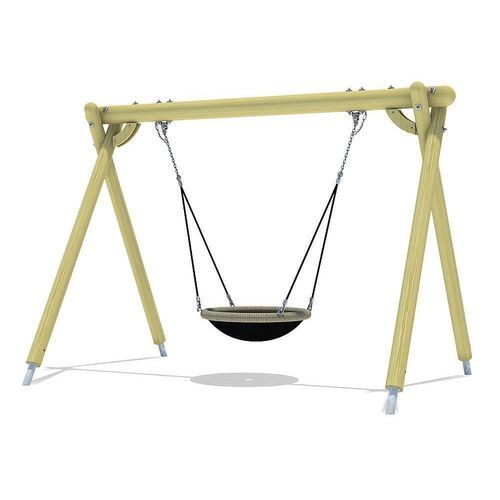 Altalena in legno - TODDLER FALCON - eibe Produktion + Vertrieb GmbH & Co KG - in acciaio inossidabile / per parco giochi / a nido d’uccello