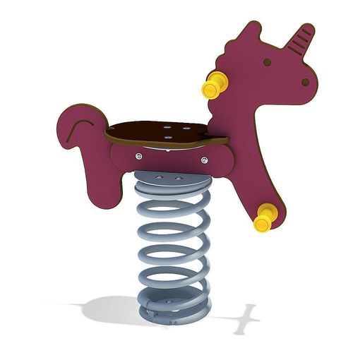 Gioco a molla in acciaio galvanizzato - Unicorn - eibe Produktion + Vertrieb GmbH & Co KG - in acciaio / in HPL / animale