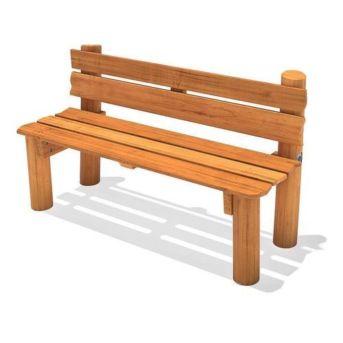 Panca per spazi pubblici classica - SIMBA - eibe Produktion + Vertrieb GmbH & Co KG - in robinia / con schienale / senza braccioli
