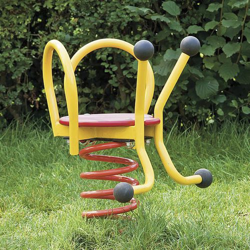 Gioco a molla in acciaio - LITTLE BEETLE  - eibe Produktion + Vertrieb GmbH & Co KG - in HDPE / animale / monoposto