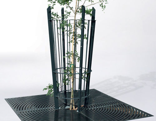 Griglia di protezione per alberi in acciaio galvanizzato - VASO - botton & gardiner urban furniture
