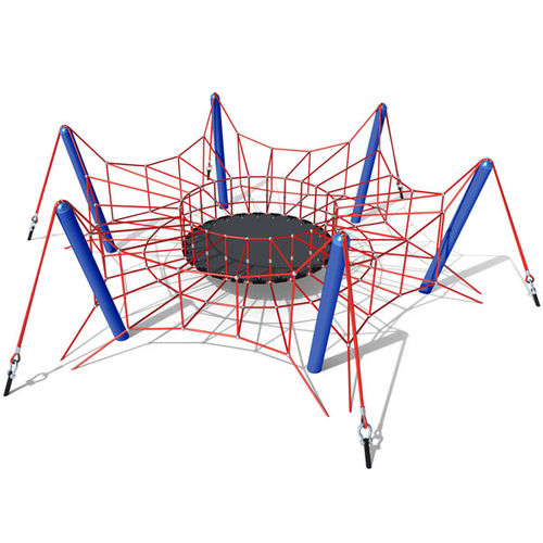 Struttura d'arrampicata con trampolino - SPIDER LARGE - DYNAMO INDUSTRIES - per parco giochi